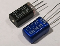 Raytheon CK718 & CK722 Transistors