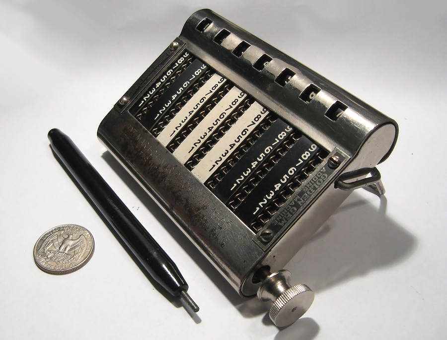 Golden Gem Adding Machine