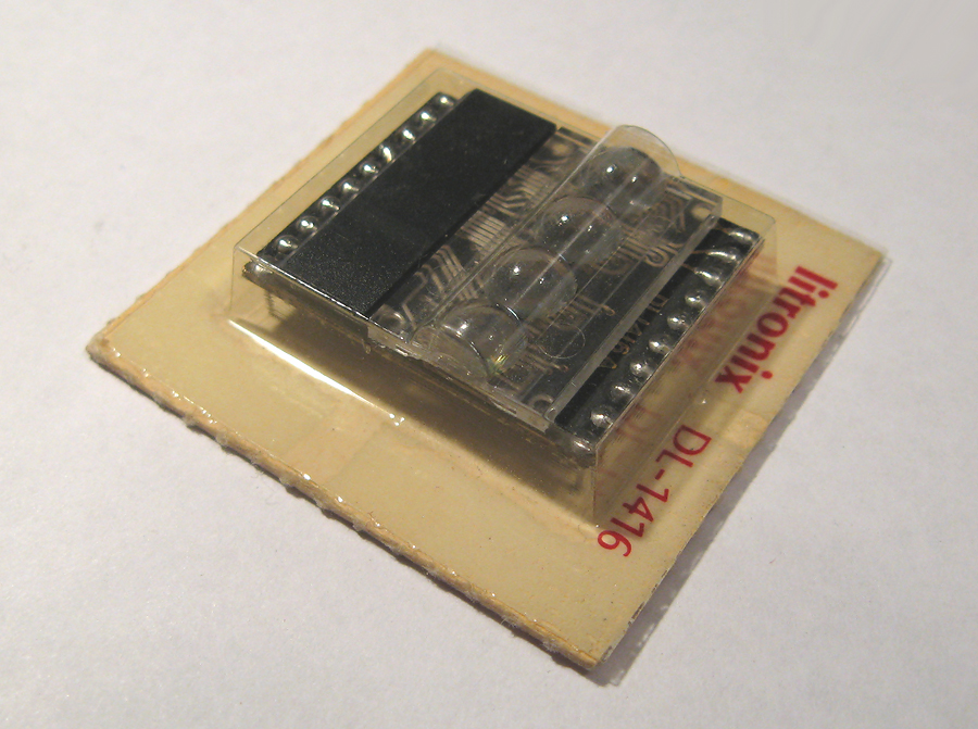 Litronix DL-1416 Bubble LED Display