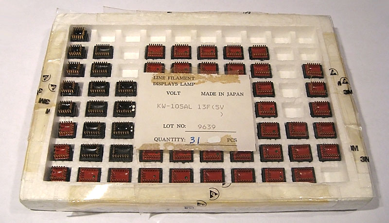 Alphanumeric KW-105AL minitron tray