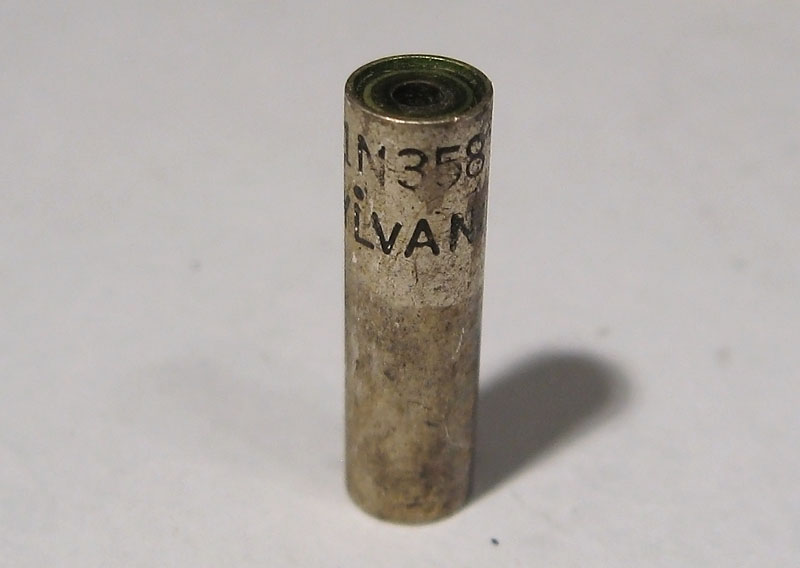 Sylvania 1N358 Coaxial Cartridge Diode